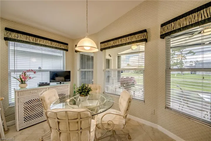 Enjoy watching the wildlife and the golfers while having your morning coffee.
