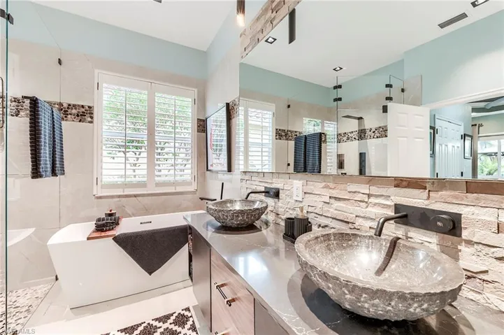 Completely renovated Master Bath
