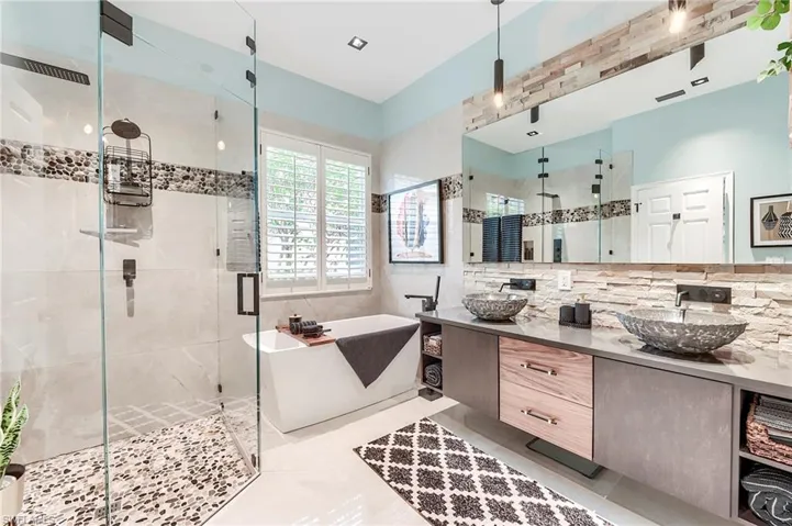 Completely renovated Master Bath