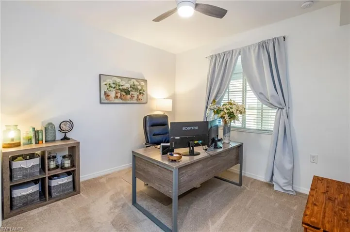 This guest room is being used as an office-a perfect use of space!  This room has great flexibility!