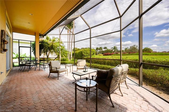 A Large screened in Lanai off the back of the house