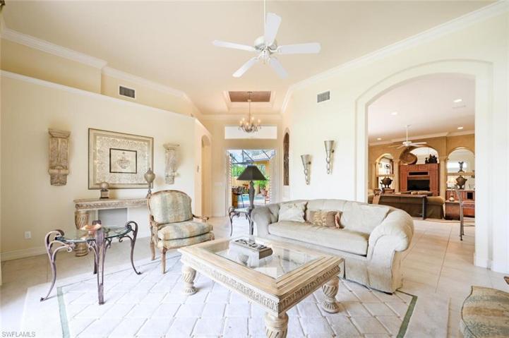 A view of the Front Entry way from the living room