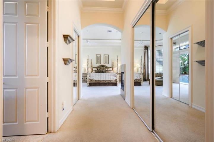 Master Bedroom Ensuite with 2 walls in closets