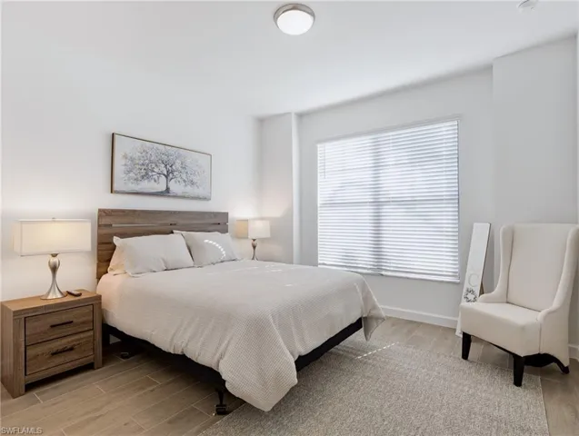 Bedroom featuring light hardwood / wood-style flooring