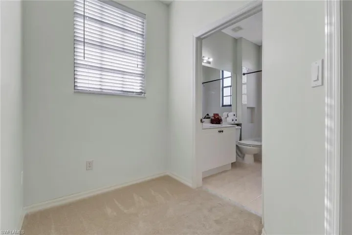 Small flex space at top of stairs.