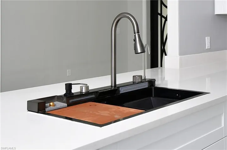 Interior details featuring light countertops
