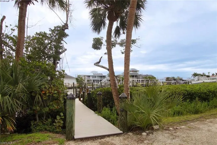 Surrounding community with a boat dock