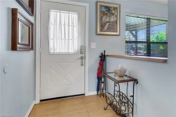 Entryway featuring light hardwood / wood-style floors