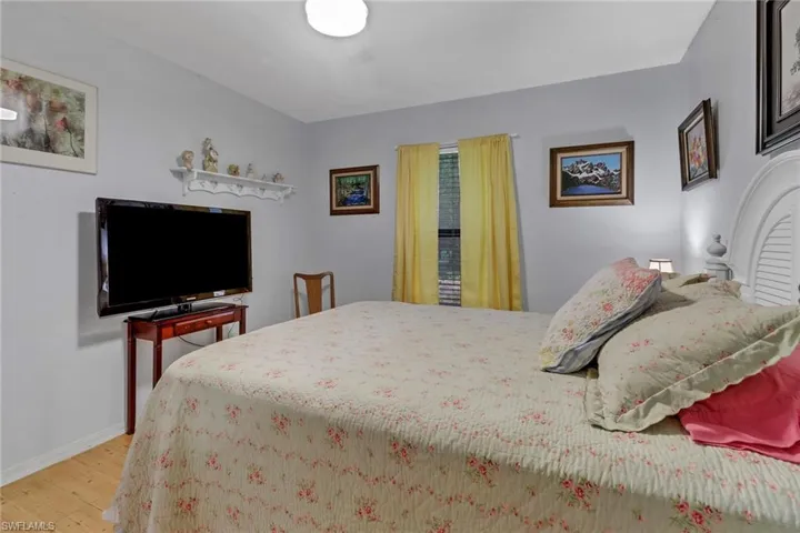 Bedroom featuring light hardwood / wood-style flooring
