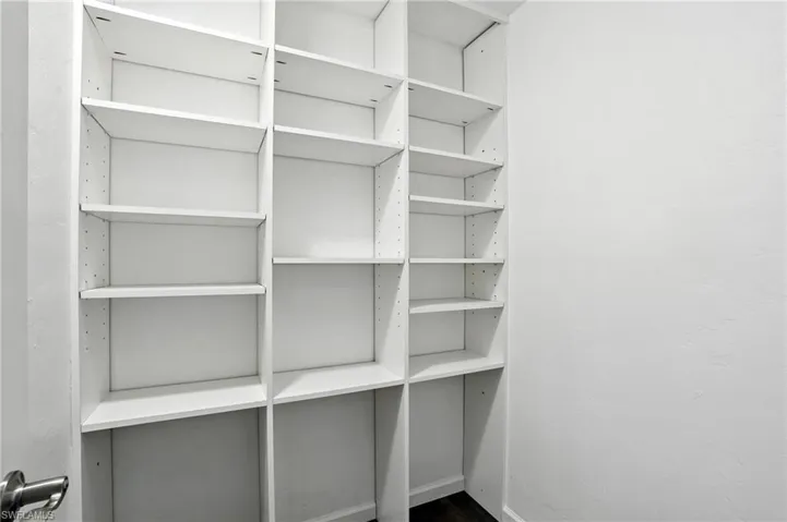 View of storage area
