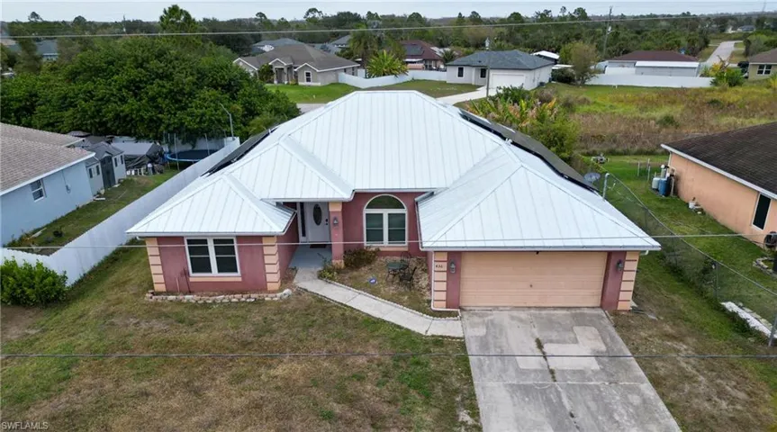 Ariel residential view of home