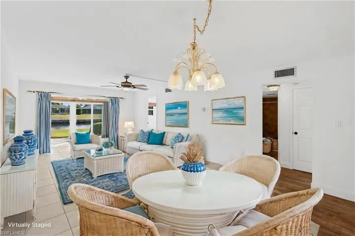 LIVING/DINING - VIRTUALLY STAGED