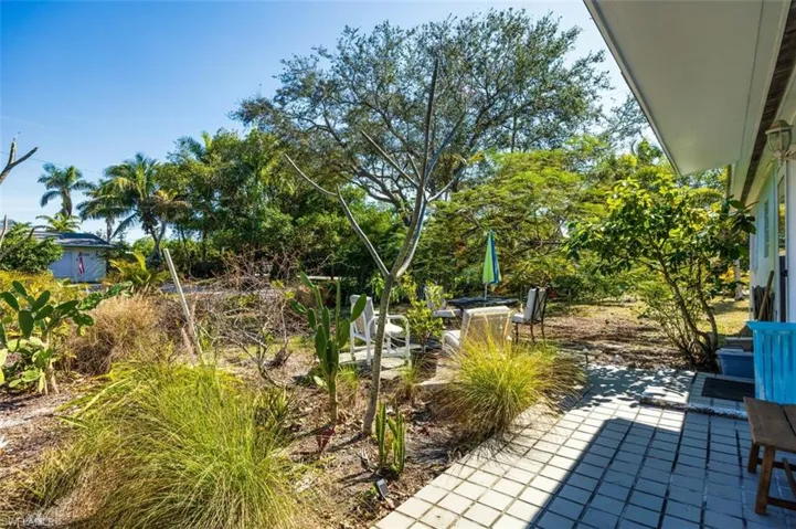 View of patio