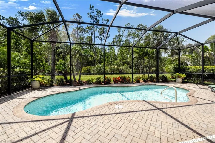 Large landscaped yard