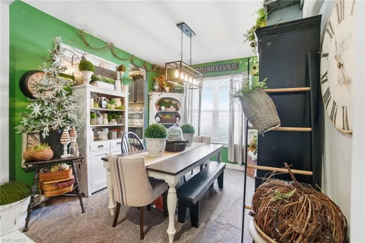 View of dining area