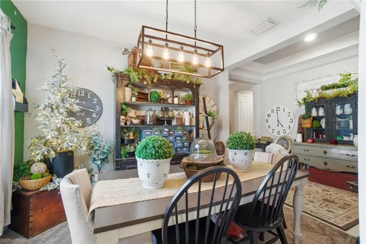 View of dining room