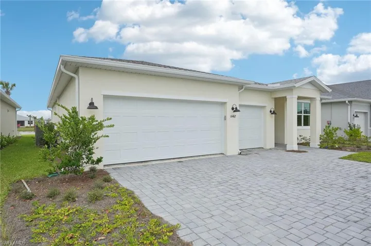 Ranch-style house with a garage