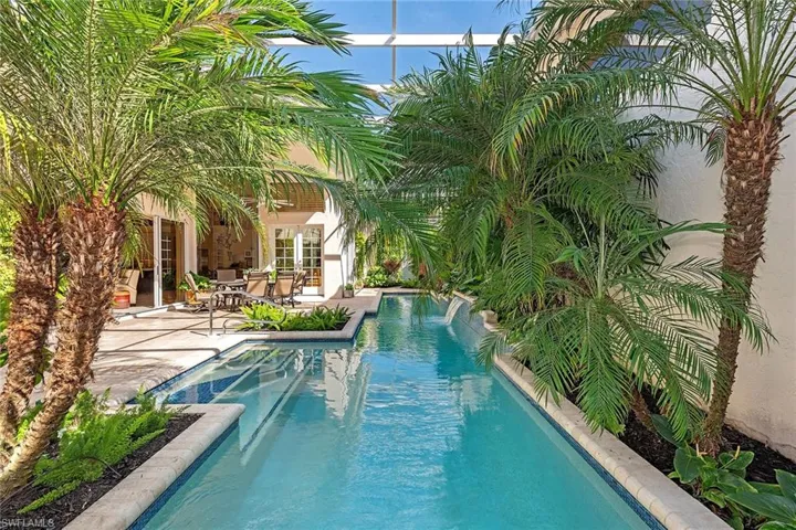 Swimming pool featuring a patio area