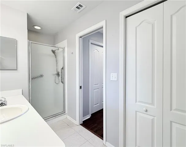 Linen Closet in Primary Bath
