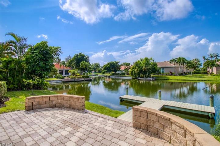 Enjoy sitting on your patio overlooking the canal