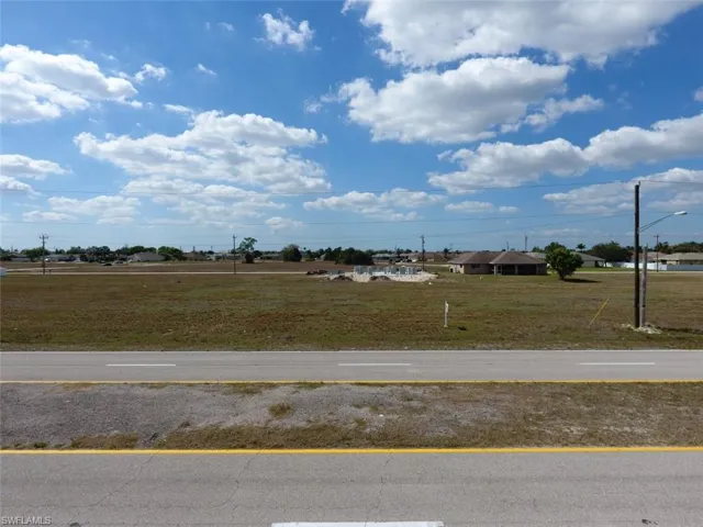 Beautiful view of the lot.  Everything you need is to the left (south on Santa Barbara Blvd).