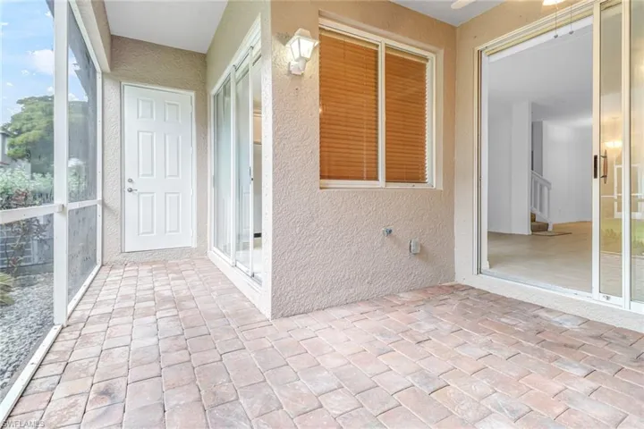 Screened Lanai with Extra Storage