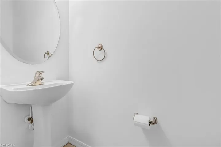 Main floor half bath