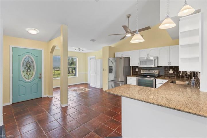 Large eat in area in kitchen.