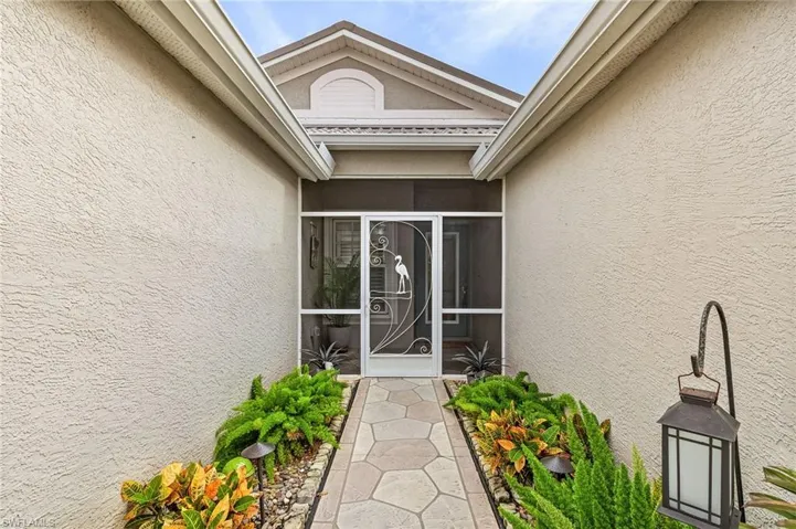 View of exterior entry
