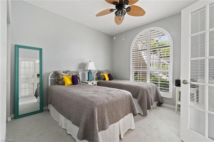 Guest bedroom with space for two beds