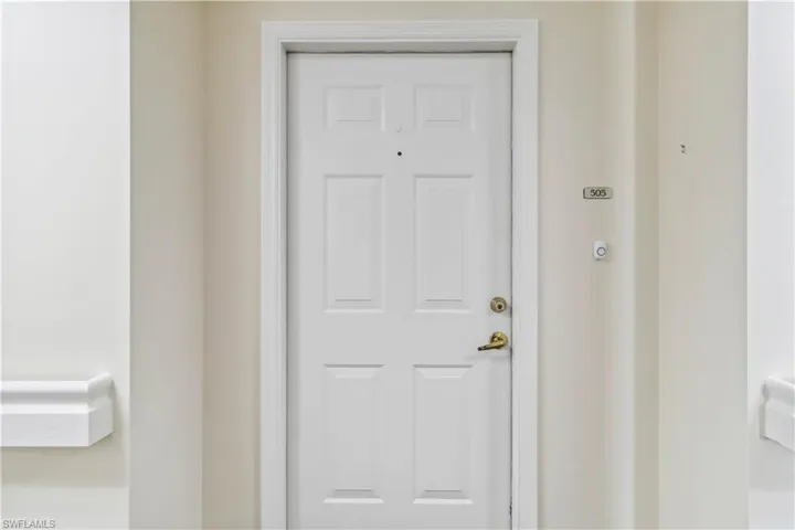 Doorway to property