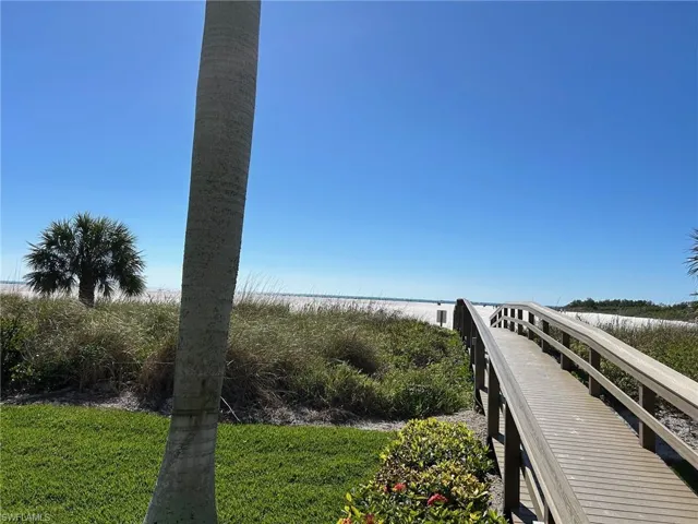 View of community featuring a water view