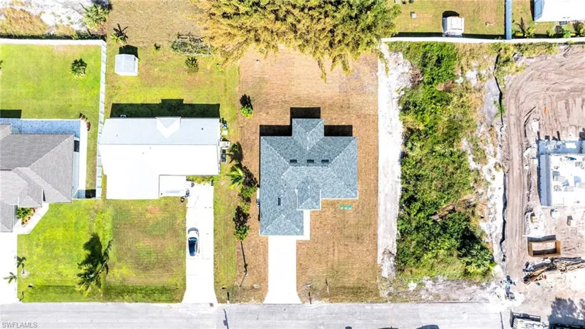 Birds eye view of property!