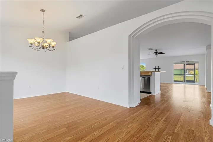 Dining room in front to left of entry