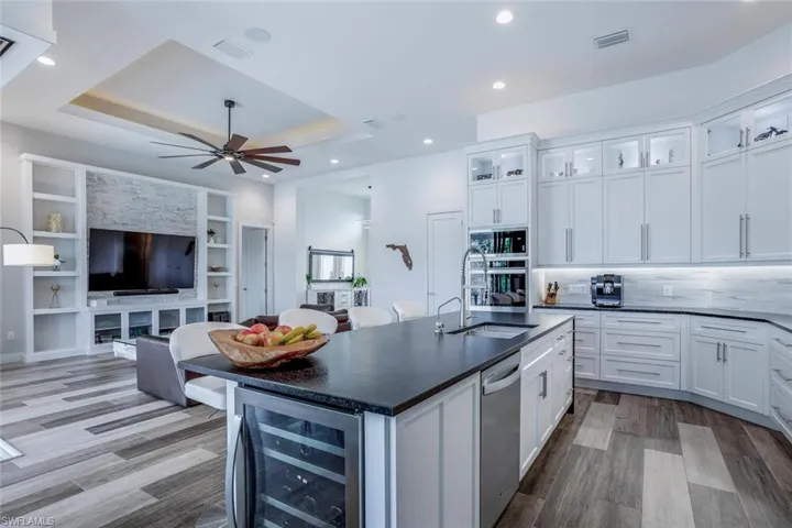 Kitchen and Living Room