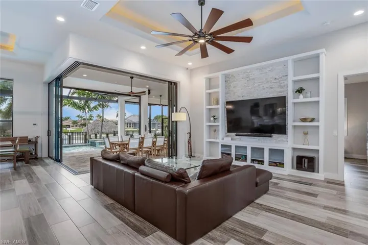 Living Room with TV wall