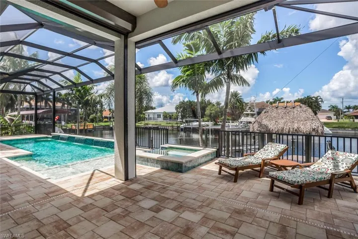 View from covered Lanai