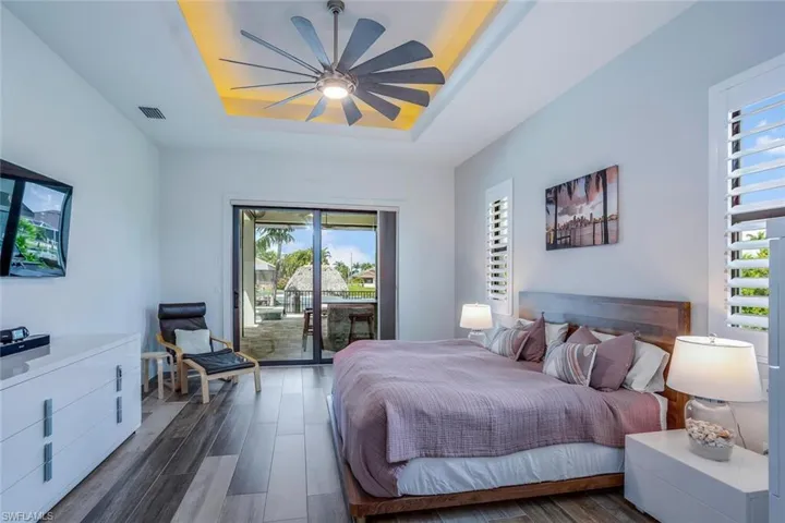 Primary Suite I with Pool and Canal view