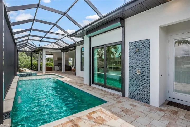 Pool with Spa and Outdoor Shower