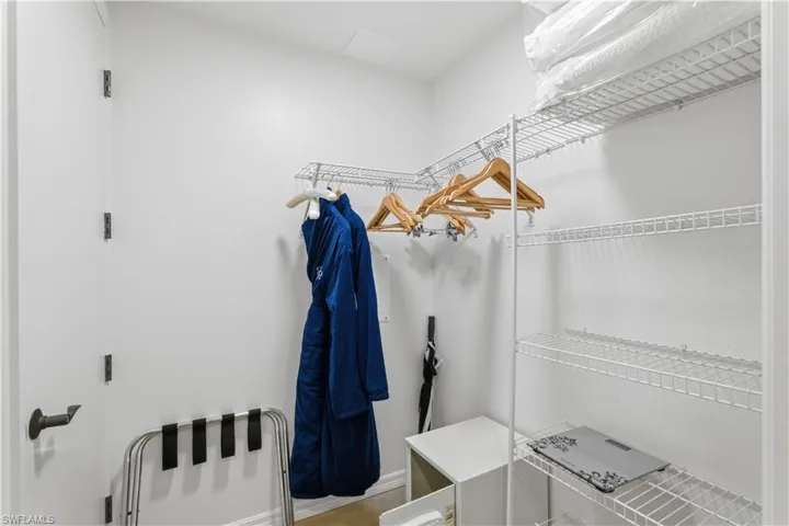 View of spacious closet