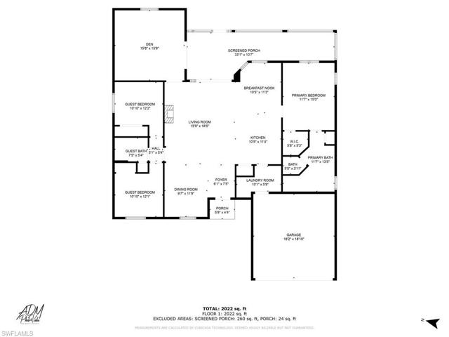 Floor plan- Approximate measurements
