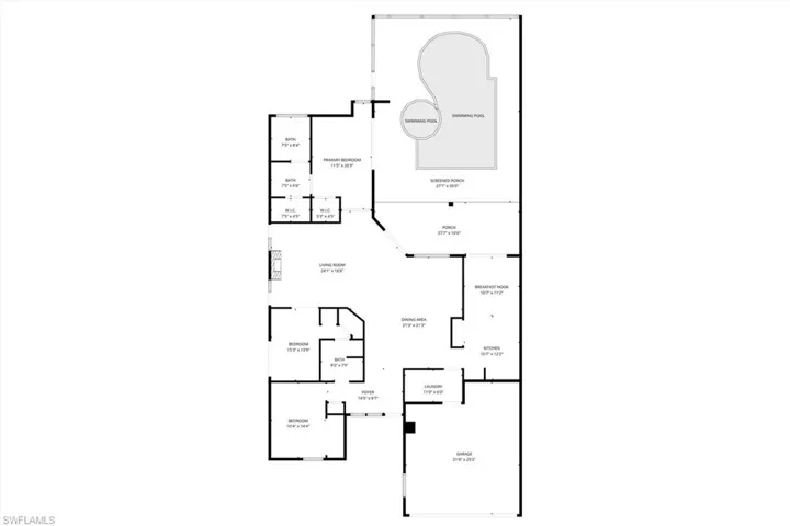 View of floor plan / room layout