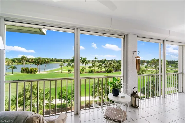 Here is the best view in the house. High above the trees looking out onto the Golf course and Lake.