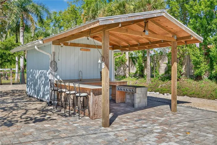View of patio