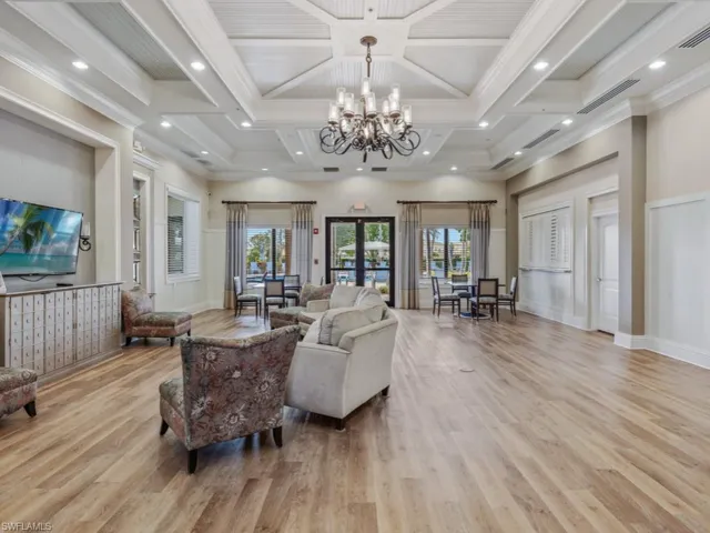 Social room amenities center