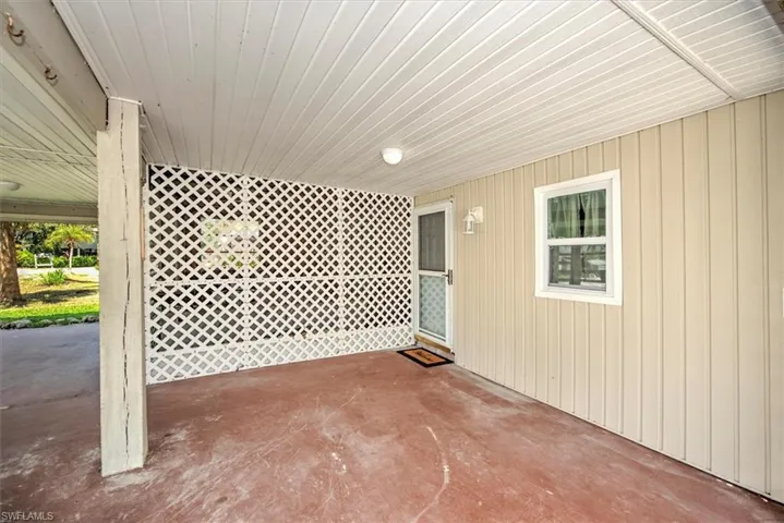 View of patio