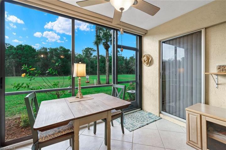 enclosed w glass and screens