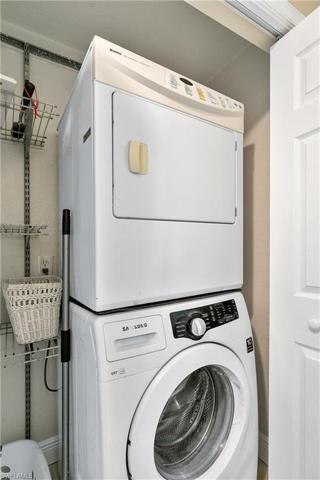 Laundry closet. The original washer/dryer hook ups are still available in the garage.