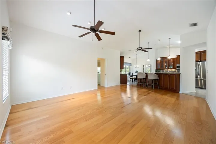 Great Room with Vaulted Ceilings