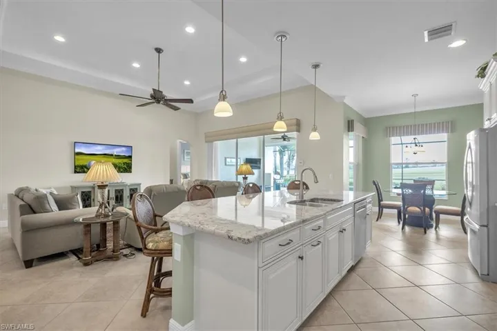 view of main living and kitchen areas